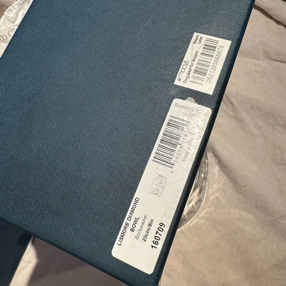 Waterford Lismore Diamond Crystal Bowl with Original Box and Packaging - Picture 5 of 5